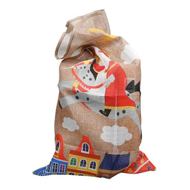 Wins holland jute zak sinterklaas 80x50cm
