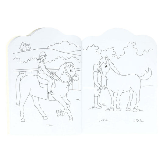 Wins holland kleurboek voor kinderen pony's en paarden, 96pag