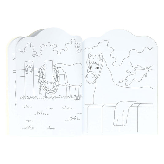 Wins holland kleurboek voor kinderen pony's en paarden, 96pag