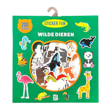 Wins holland wilde dieren sticker fun - 200 afneembare stickers