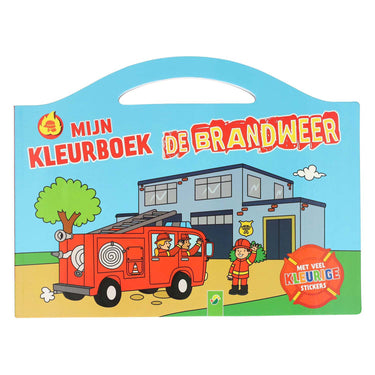 Wins holland mijn kleurboek de brandweer - met stickers en 96 kleurplaten