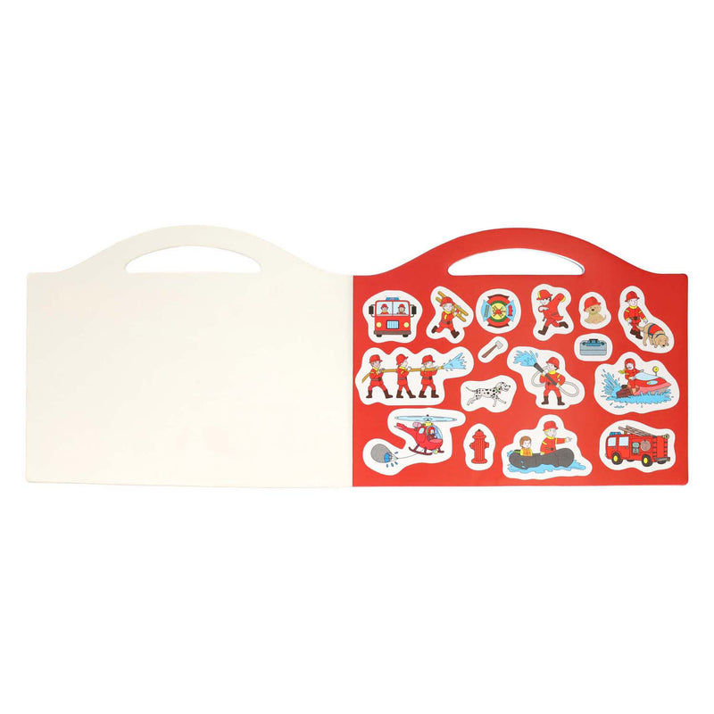 Load image into Gallery viewer, Wins holland mijn kleurboek de brandweer - met stickers en 96 kleurplaten
