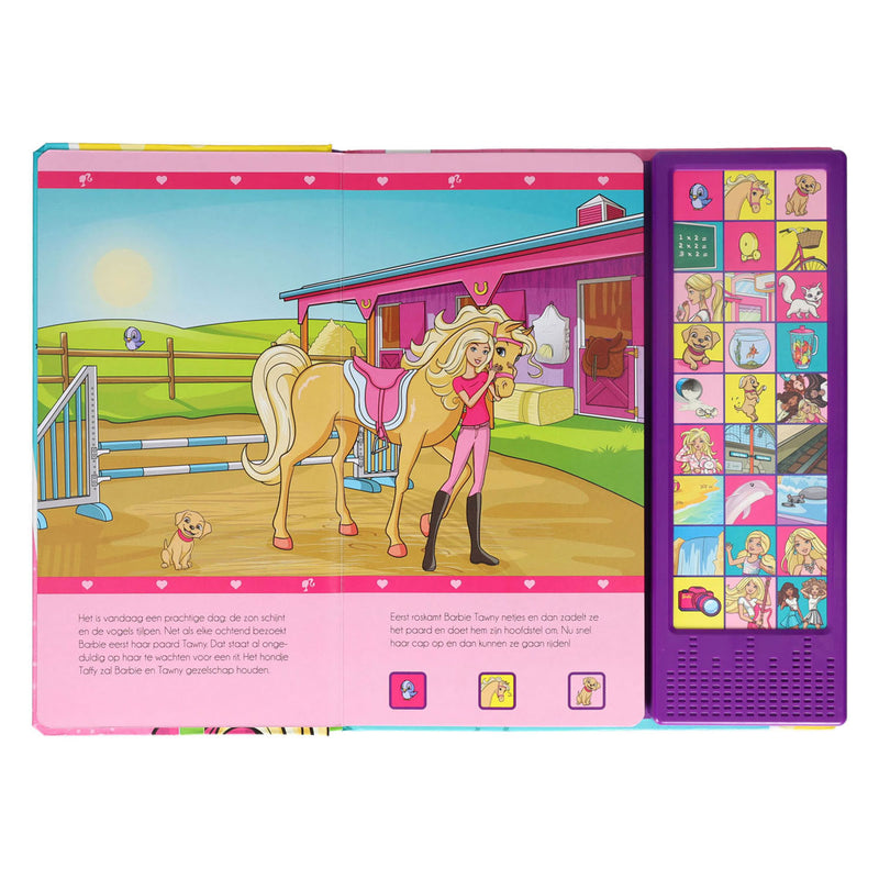 Load image into Gallery viewer, Wins holland mijn grote geluidenboek barbie - met 27 geluiden
