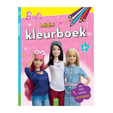 Wins holland mijn kleurboek met stickers - barbie
