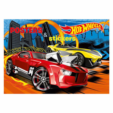 Boek specials nederland bv hot wheels posters stickersboek