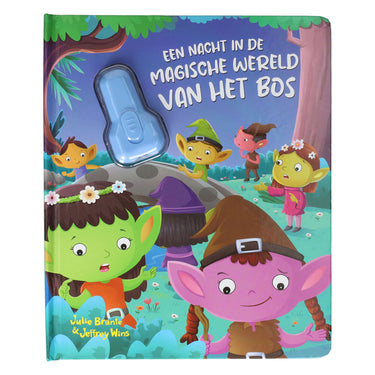Wins holland kartonboek met zaklamp bos - 3jr.