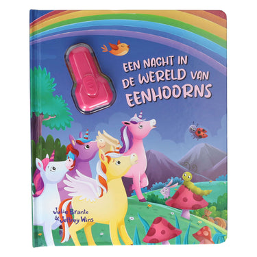 Wins holland kartonboek met zaklamp eenhoorn - 3jr.