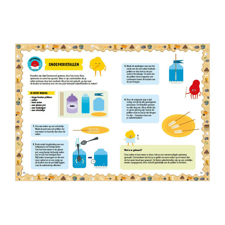 Load image into Gallery viewer, Rebo publishers geologie - gek op wetenschap met 100+ stickers
