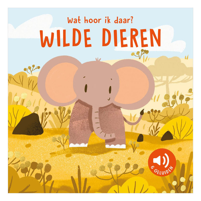 Load image into Gallery viewer, Rebo publishers wilde dieren - wat hoor ik daar? - 6 geluiden
