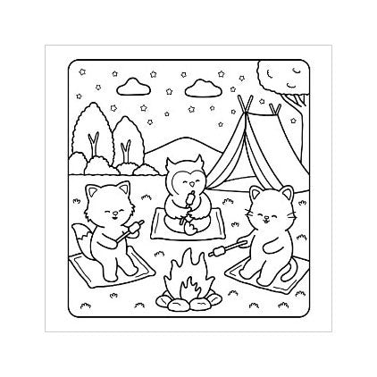 Rebo publishers comfy summer - cute cozy coloring. 6+