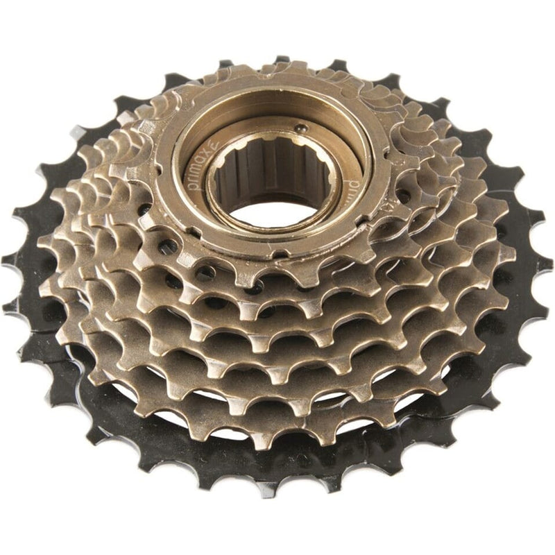 Load image into Gallery viewer, Primax e freewheel 7 speed 14-28t zwart-bruin in box
