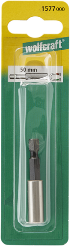Load image into Gallery viewer, Wolfcraft bithouder | met magneet | l 50mm | 1 stuk - 1577000
