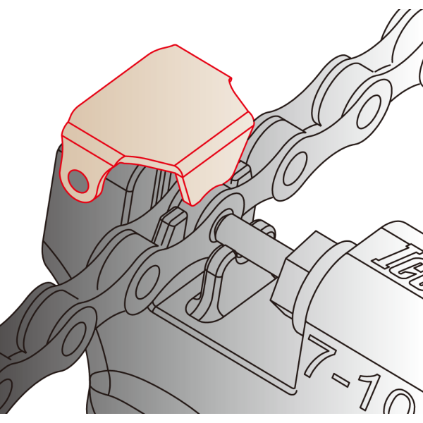Load image into Gallery viewer, kettingpons 5-6-7-8-9-10-11-12 Speed zwart zilver
