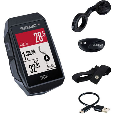 Sigma rox 11.1 evo gps hr set zw zw short butler+ant+ ble borstr+usb-c