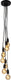 Lucide fix - hanglamp - 7xe27 - zwart