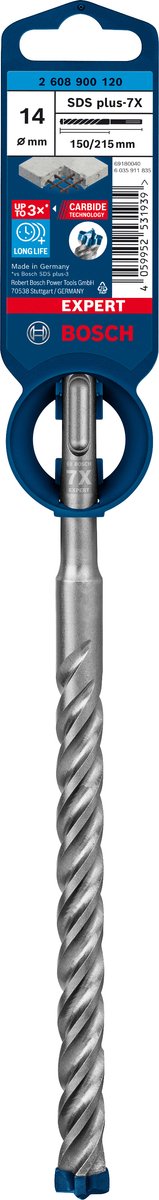 Bosch expert sds plus-7x hamerboor 14 x 150 x 215 mm