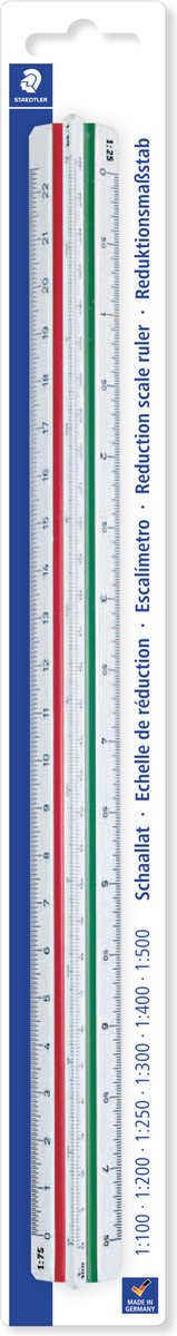 Staedtler mars schaallat - verdeling 4