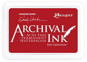 Ranger ink ranger • archival ink pad red geranium
