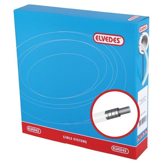 Elvedes Rem buitenkabel met voering ø5,0mm 30 meter wit (in een doos)