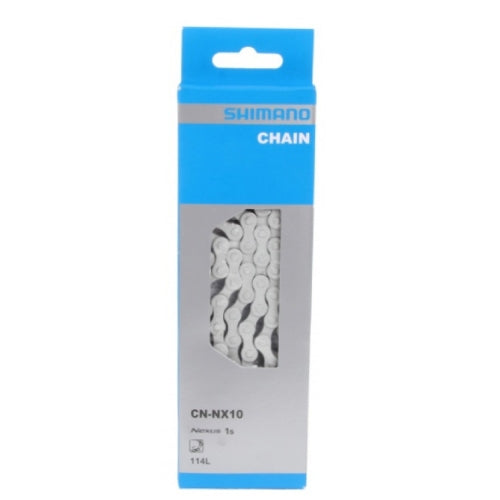 Afbeelding laden in galerijviewer, Shimano Nexus CN-NX10 ECNNX10C114 - Stadsfietsketting 1 2 x 1 8, 114 schakels, grijs
