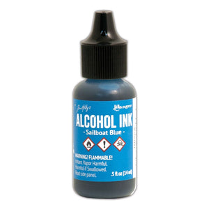 Ranger ink ranger • tim holtz alcohol ink sailboat blue 14ml