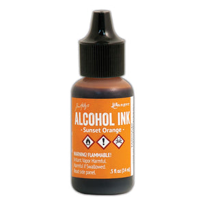 Ranger ink ranger • tim holtz alcohol ink sunset orange 14ml