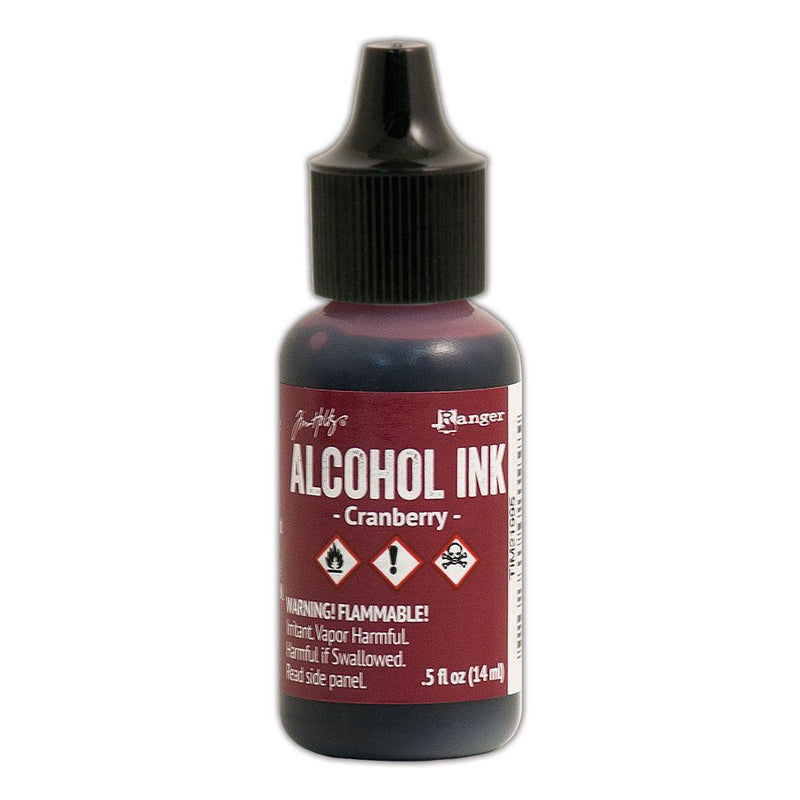Load image into Gallery viewer, Ranger ink ranger • tim holtz alcohol ink cranberry 14ml
