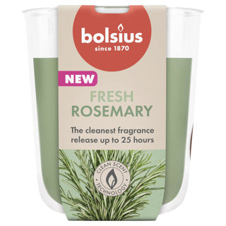 Bolsius geurglas 80 73 true scents rosemary | 3 stuks