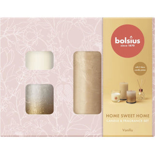 Bolsius giftset medium home sweet home