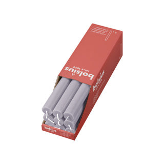 Rustiek tafelkaars frosted lavender | 9 stuks