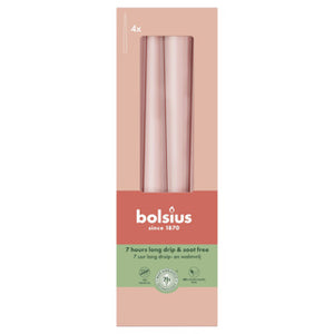 Ty bolsius gotische kaarsen 245 24 doos 4 mis pink | 8 stuks