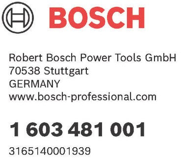 Bosch accessoires handgreep 1st - 1603481001