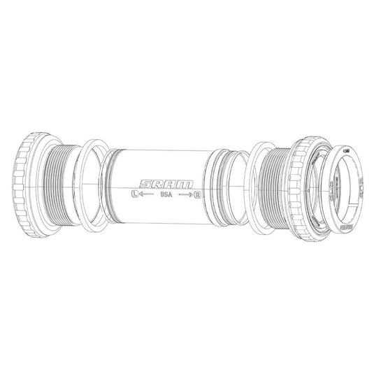 Sram spacer kit dub trapas mtb road