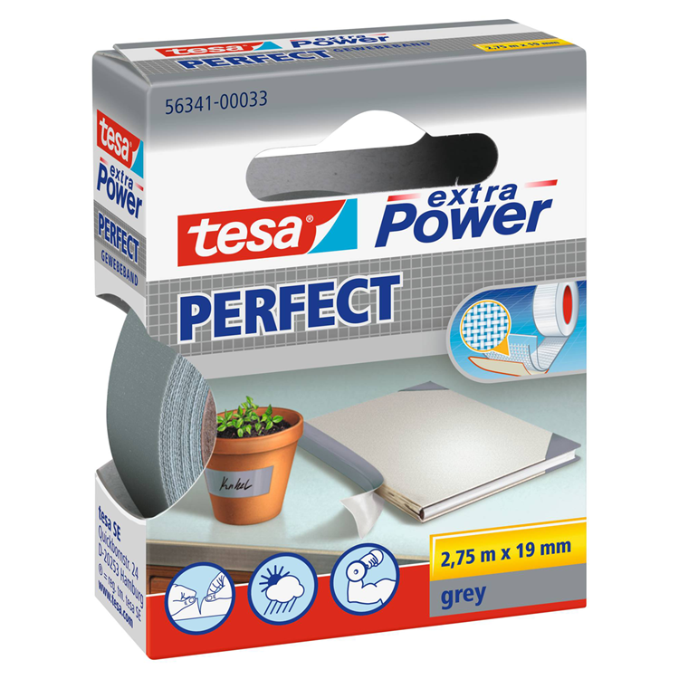 Load image into Gallery viewer, Tesa 1025254 - extra pow.2,75mx19mm grys | 10 stuks
