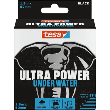Tesa ® ultra power transparante reparatietape voor onder water 1.50 x 50 mm