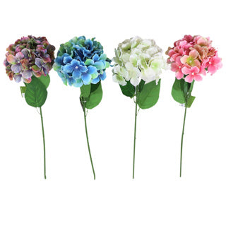 Load image into Gallery viewer, Kunstbloem hortensia 54 cm 4 assorti | 24 stuks
