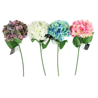 Load image into Gallery viewer, Kunstbloem hortensia 54 cm 4 assorti | 24 stuks
