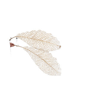 No brand kunstblad leaf spray goud 113cm