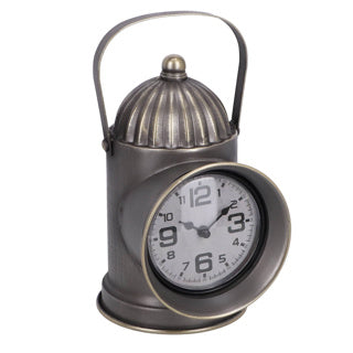 Load image into Gallery viewer, No brand klok lantaarn messing metaal 13,5x19x26,5 cm
