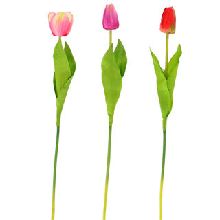 Kunstbloem tulp 54 cm 6 assorti | 48 stuks