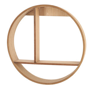 Wandrek rond 37 cm home accents 2 assorti | 7 stuks