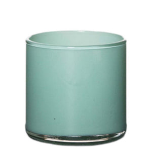 Vaas cilinder astra solid aqua groen h10 d10 | 6 stuks