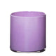 Vaas cilinder astra solid lavendel paars h10 d10 | 6 stuks