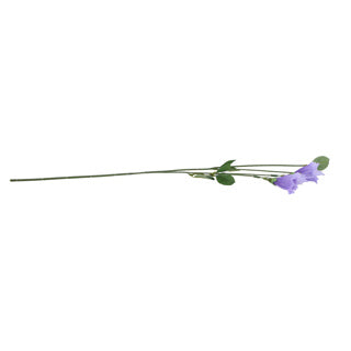 No brand kunst bloem campanula licht blauw zijde 60 cm | 4 stuks