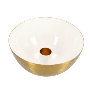 Load image into Gallery viewer, No brand kandelaar madras schaal wit 14 cm metaal | 4 stuks
