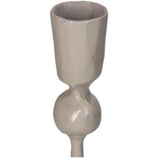 Load image into Gallery viewer, No brand kandelaar iron beige 8x8x30cm | 2 stuks
