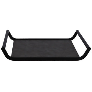 No brand dienblad flo grijs 37 cm | 4 stuks