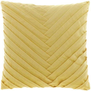 Kussen unique living 45x45 siebe licht geel | 2 stuks