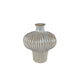 No brand vaas jodie s wit bruin aardew 25,5x23,5x29cm