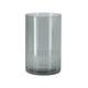 No brand vaas levi cylinder dark grey transp. h21 d14 | 6 stuks